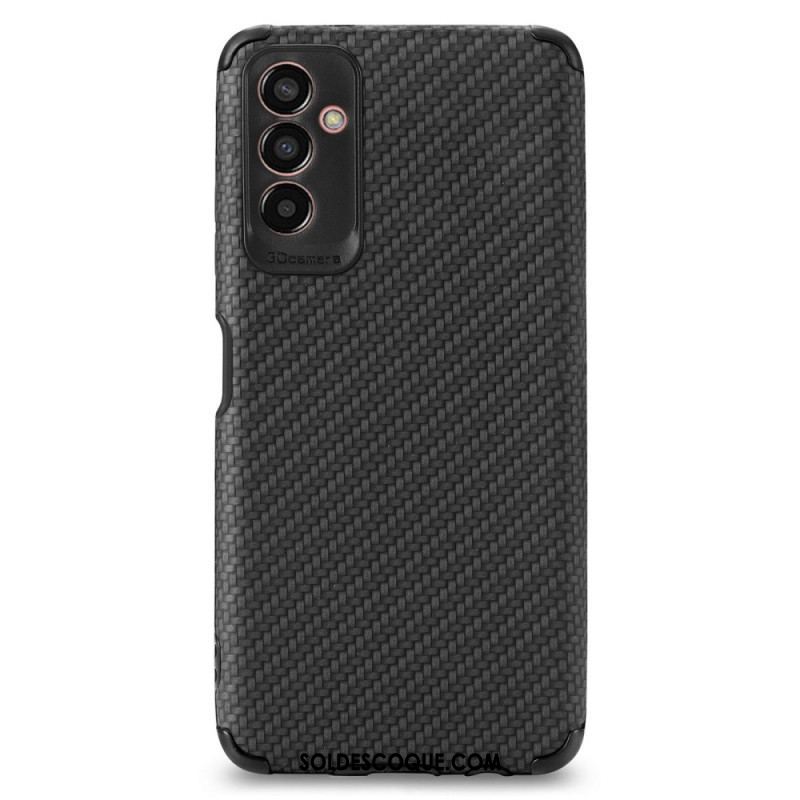 Coque Samsung Galaxy M13 Fibre Carbone Coins Renforcés