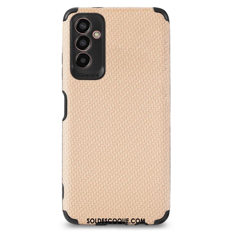 Coque Samsung Galaxy M13 Fibre Carbone Coins Renforcés