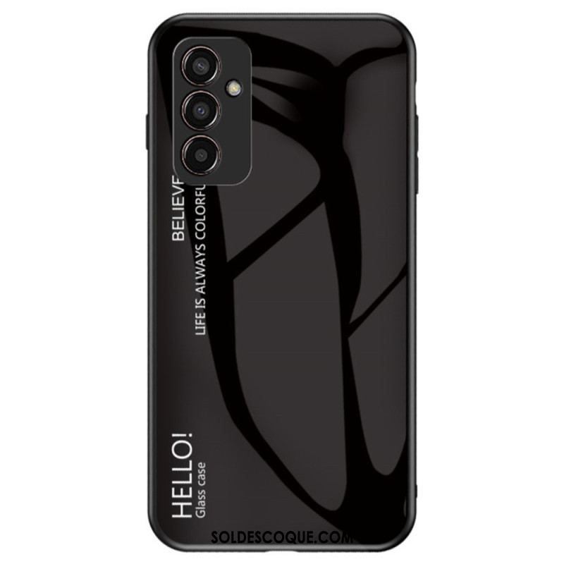 Coque Samsung Galaxy M13 Verre Trempé Hello