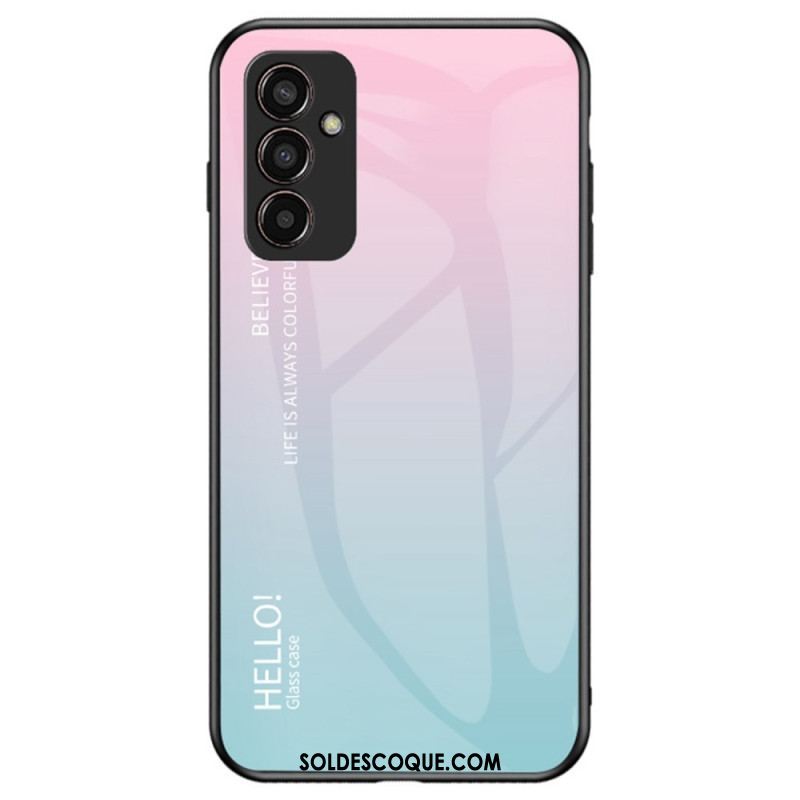 Coque Samsung Galaxy M13 Verre Trempé Hello