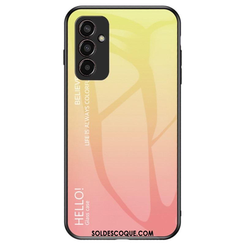 Coque Samsung Galaxy M13 Verre Trempé Hello