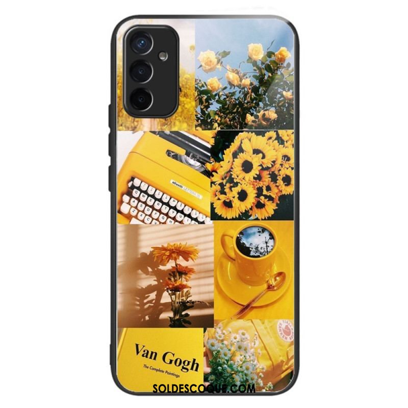 Coque Samsung Galaxy M13 Verre Trempé Tournesols