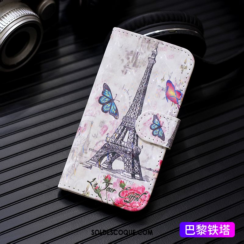 Coque Samsung Galaxy M20 Incassable Clamshell Étui En Cuir Mode Dessin Animé Soldes