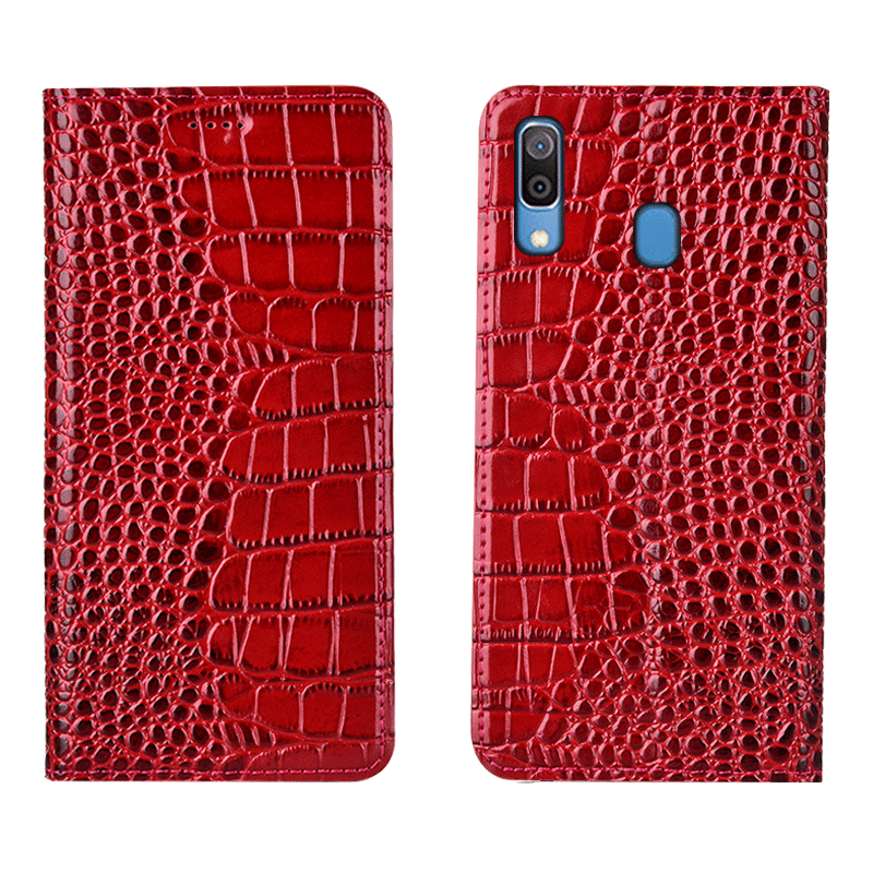 Coque Samsung Galaxy M20 Modèle Fleurie Étui En Cuir Protection Téléphone Portable Étoile Pas Cher