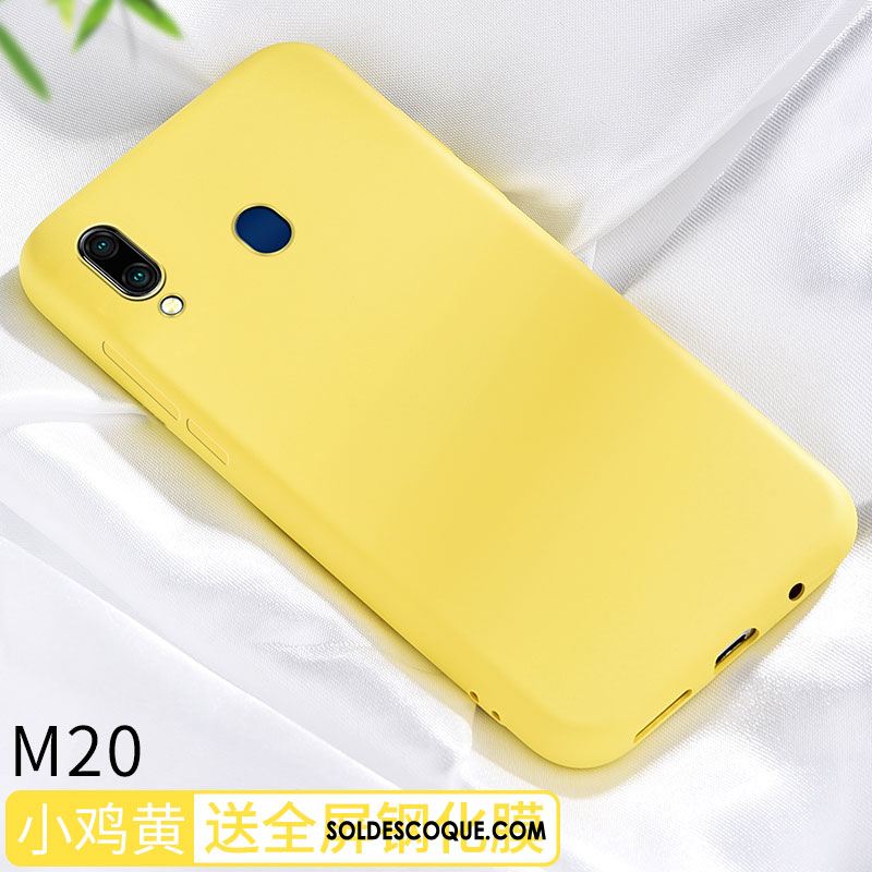 Coque Samsung Galaxy M20 Protection Modèle Fleurie Téléphone Portable Incassable Créatif Pas Cher