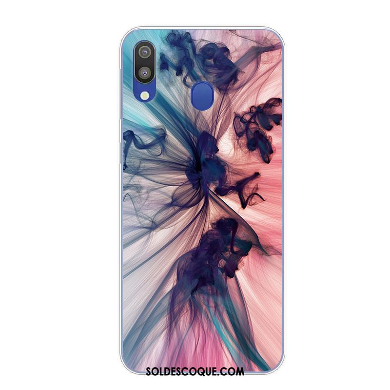 Coque Samsung Galaxy M20 Étui Protection Rose Dessin Animé Téléphone Portable En Vente