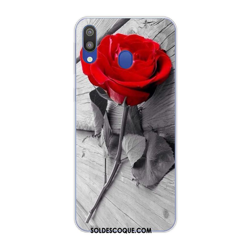 Coque Samsung Galaxy M20 Étui Protection Rose Dessin Animé Téléphone Portable En Vente