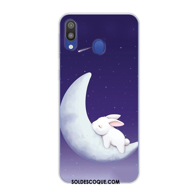 Coque Samsung Galaxy M20 Étui Protection Rose Dessin Animé Téléphone Portable En Vente