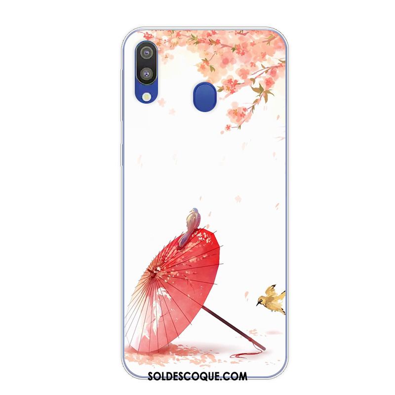 Coque Samsung Galaxy M20 Étui Protection Rose Dessin Animé Téléphone Portable En Vente