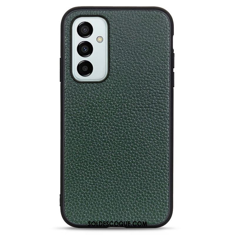 Coque Samsung Galaxy M23 5G Cuir Litchi Véritable