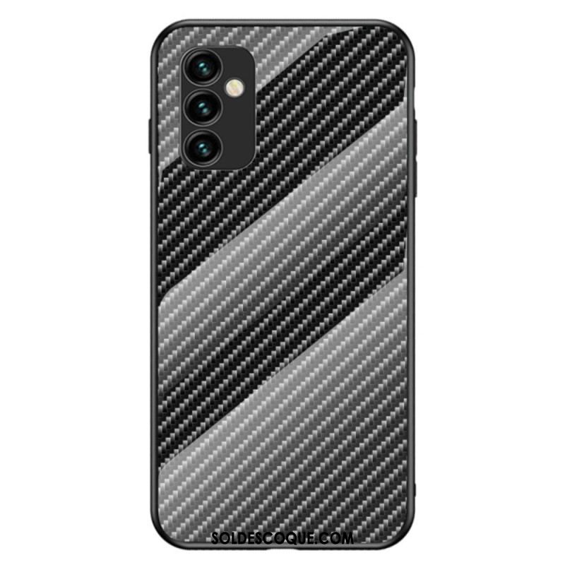 Coque Samsung Galaxy M23 5G Verre Trempé Fibre Carbone