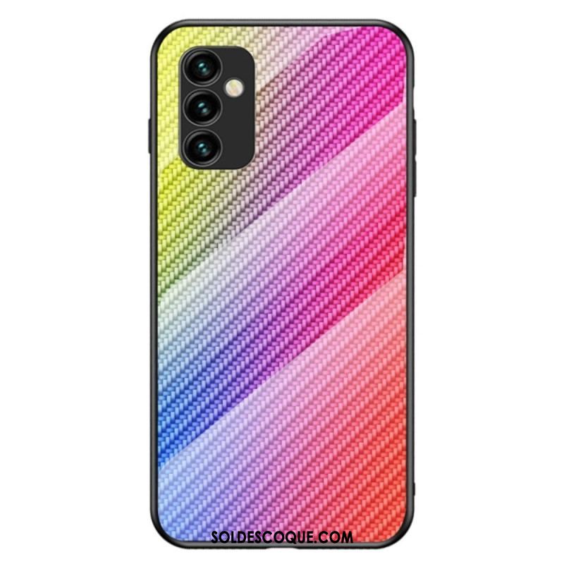 Coque Samsung Galaxy M23 5G Verre Trempé Fibre Carbone