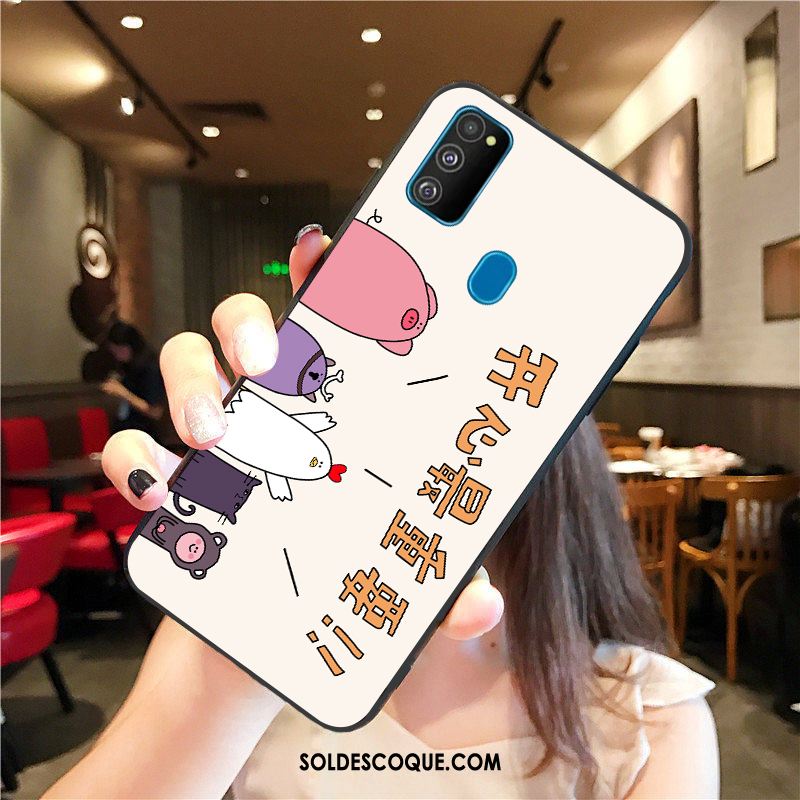 Coque Samsung Galaxy M30s Créatif Protection Amoureux Dessin Animé Tout Compris Pas Cher