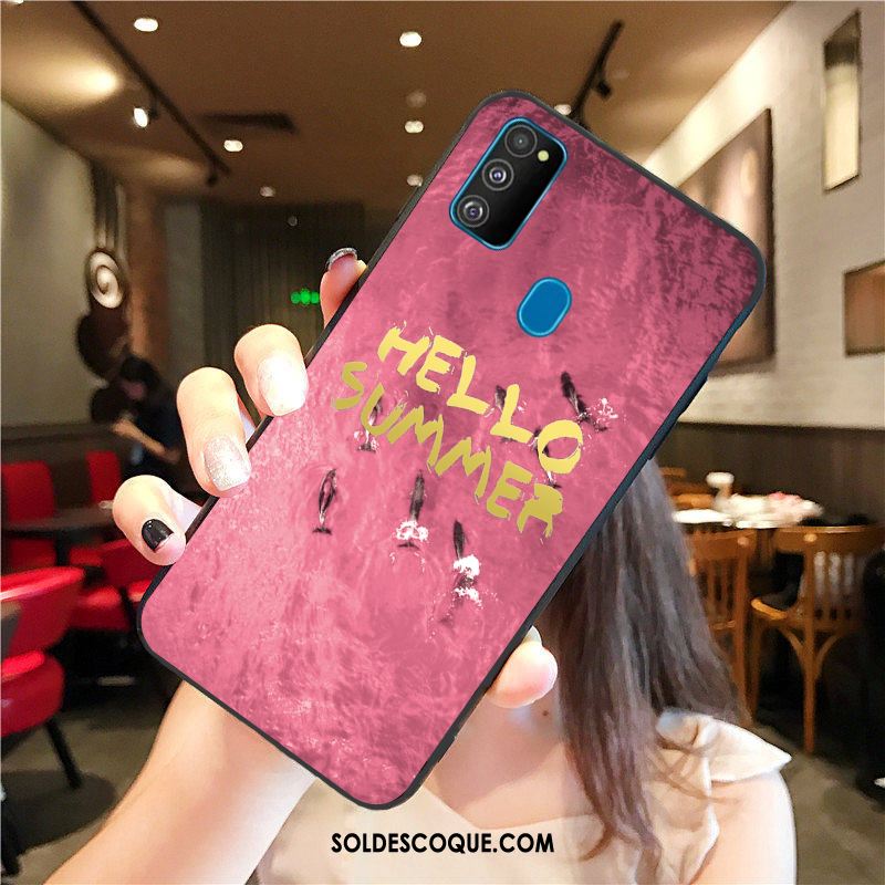 Coque Samsung Galaxy M30s Créatif Protection Amoureux Dessin Animé Tout Compris Pas Cher