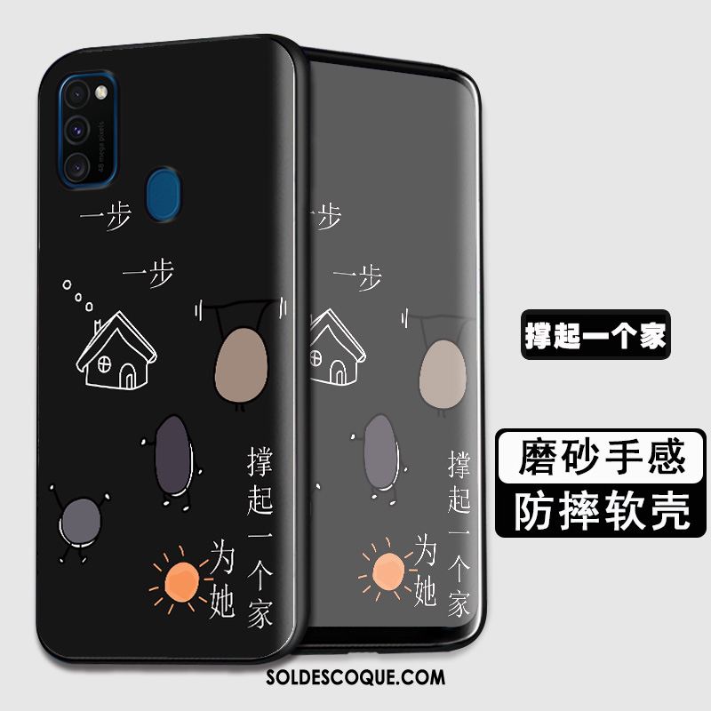 Coque Samsung Galaxy M30s Créatif Protection Tout Compris Téléphone Portable Étoile En Ligne