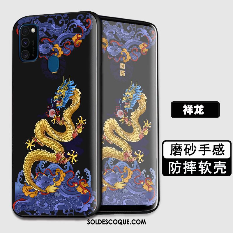 Coque Samsung Galaxy M30s Créatif Protection Tout Compris Téléphone Portable Étoile En Ligne