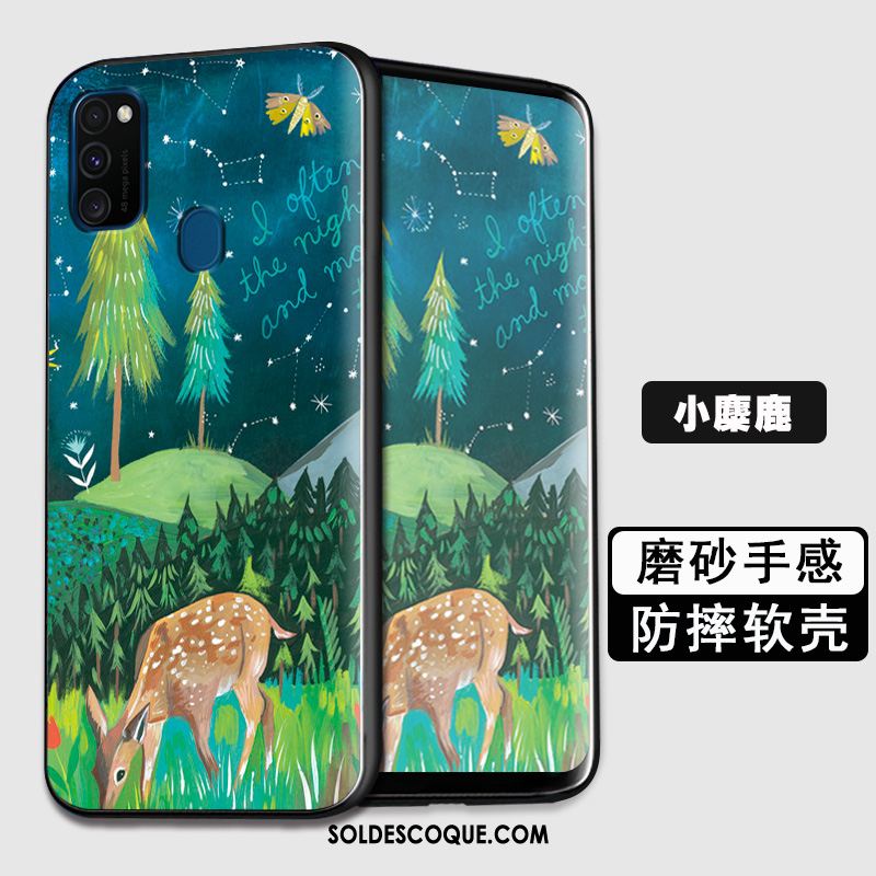 Coque Samsung Galaxy M30s Créatif Protection Tout Compris Téléphone Portable Étoile En Ligne