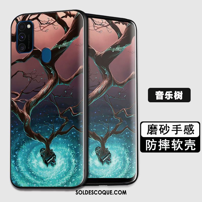 Coque Samsung Galaxy M30s Créatif Protection Tout Compris Téléphone Portable Étoile En Ligne