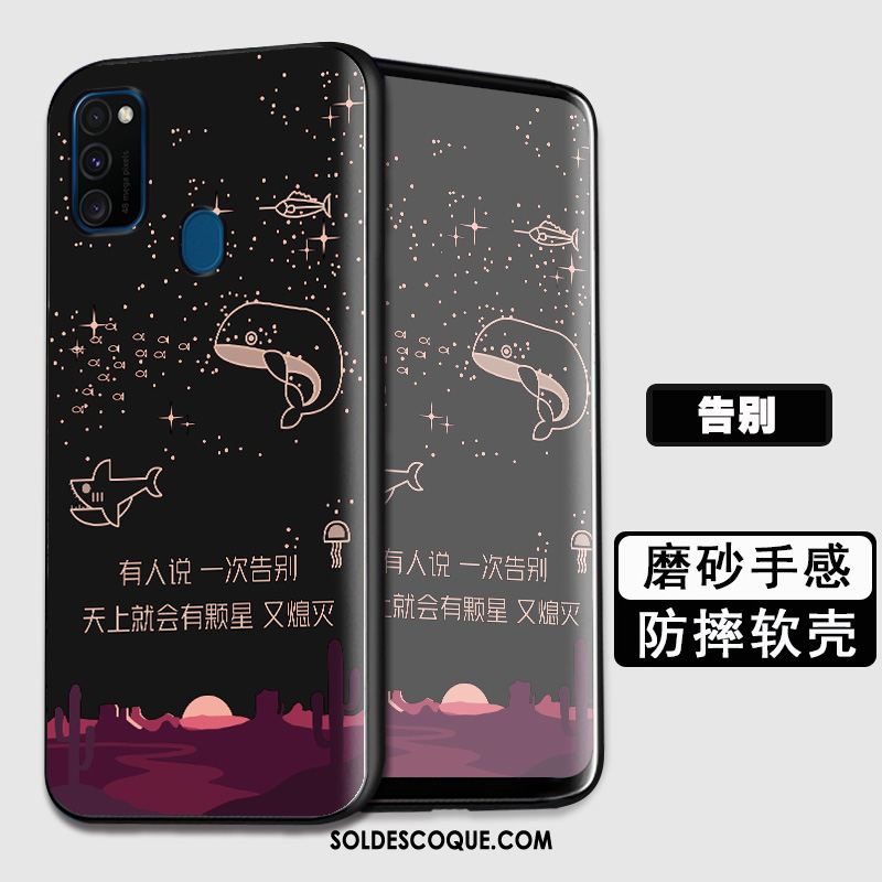 Coque Samsung Galaxy M30s Créatif Protection Tout Compris Téléphone Portable Étoile En Ligne