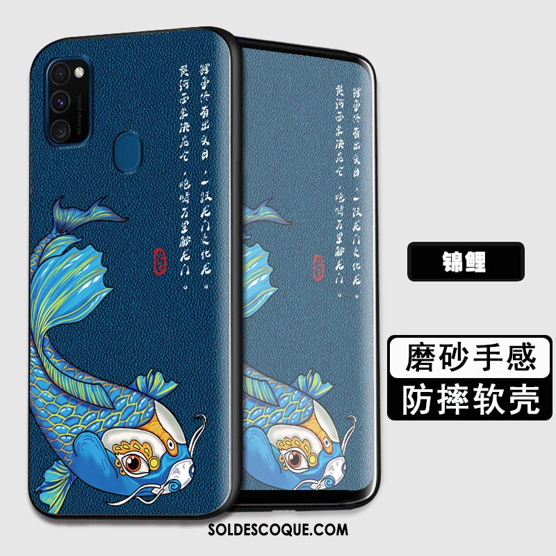 Coque Samsung Galaxy M30s Créatif Protection Tout Compris Téléphone Portable Étoile En Ligne