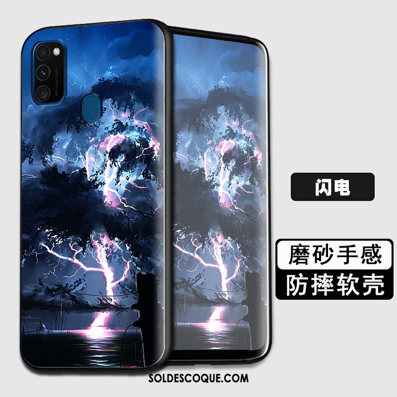 Coque Samsung Galaxy M30s Créatif Protection Tout Compris Téléphone Portable Étoile En Ligne