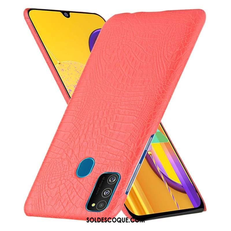 Coque Samsung Galaxy M30s Délavé En Daim Sentir Blanc Étui Modèle Fleurie Soldes