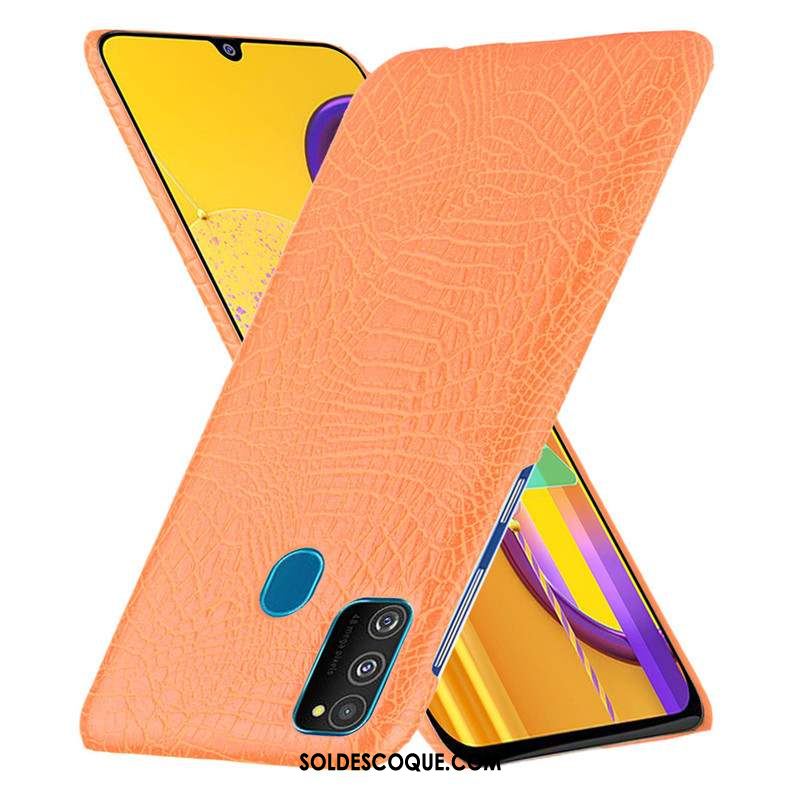 Coque Samsung Galaxy M30s Délavé En Daim Sentir Blanc Étui Modèle Fleurie Soldes