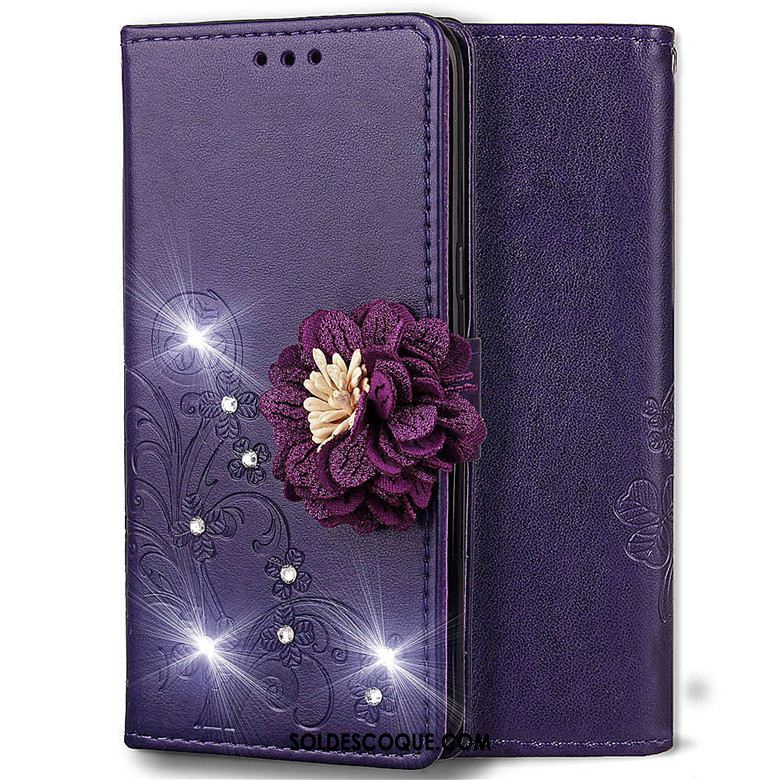 Coque Samsung Galaxy M30s Fluide Doux Violet Incassable Clamshell Étui En Cuir En Vente