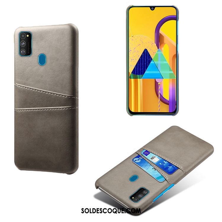 Coque Samsung Galaxy M30s Kaki Carte Téléphone Portable Étoile Cuir En Ligne