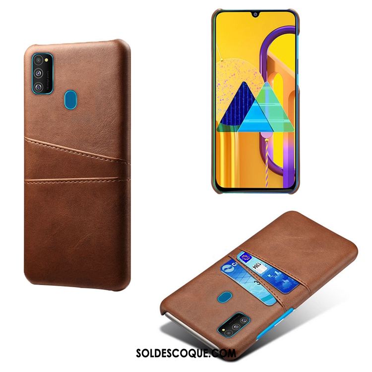 Coque Samsung Galaxy M30s Kaki Carte Téléphone Portable Étoile Cuir En Ligne