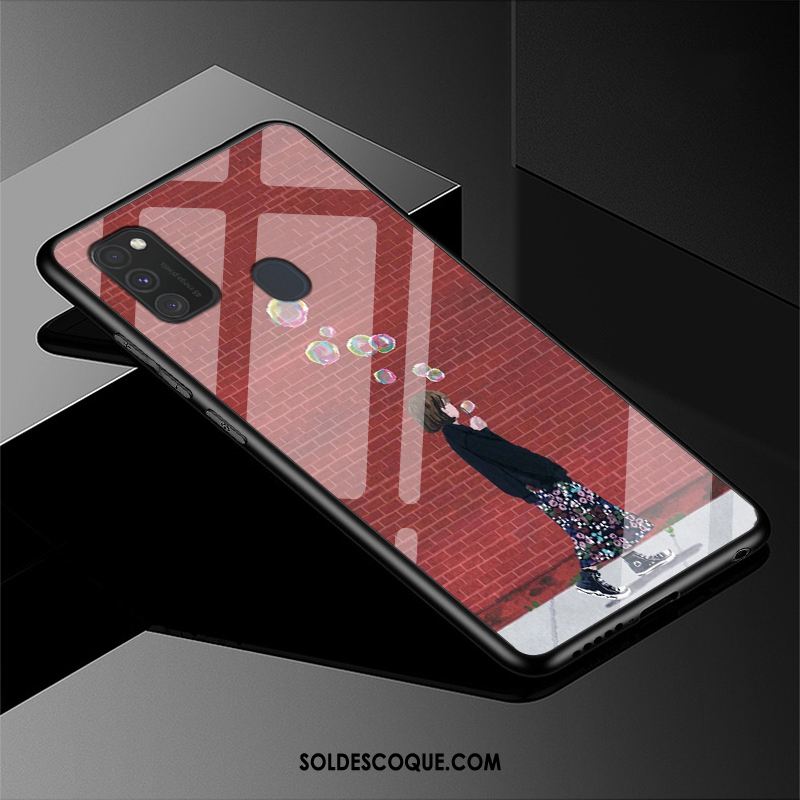 Coque Samsung Galaxy M30s Nouveau Verre Étui Europe Simple Soldes