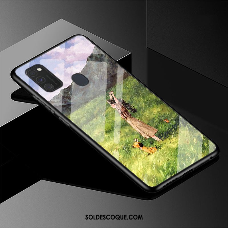 Coque Samsung Galaxy M30s Nouveau Verre Étui Europe Simple Soldes