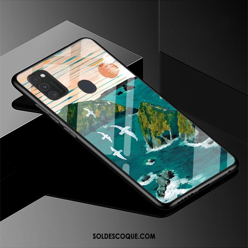 Coque Samsung Galaxy M30s Nouveau Verre Étui Europe Simple Soldes