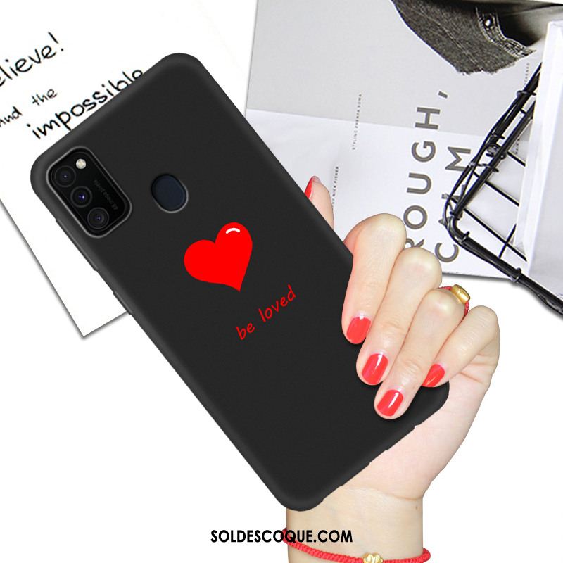 Coque Samsung Galaxy M30s Protection Amoureux Incassable Téléphone Portable Noir Soldes