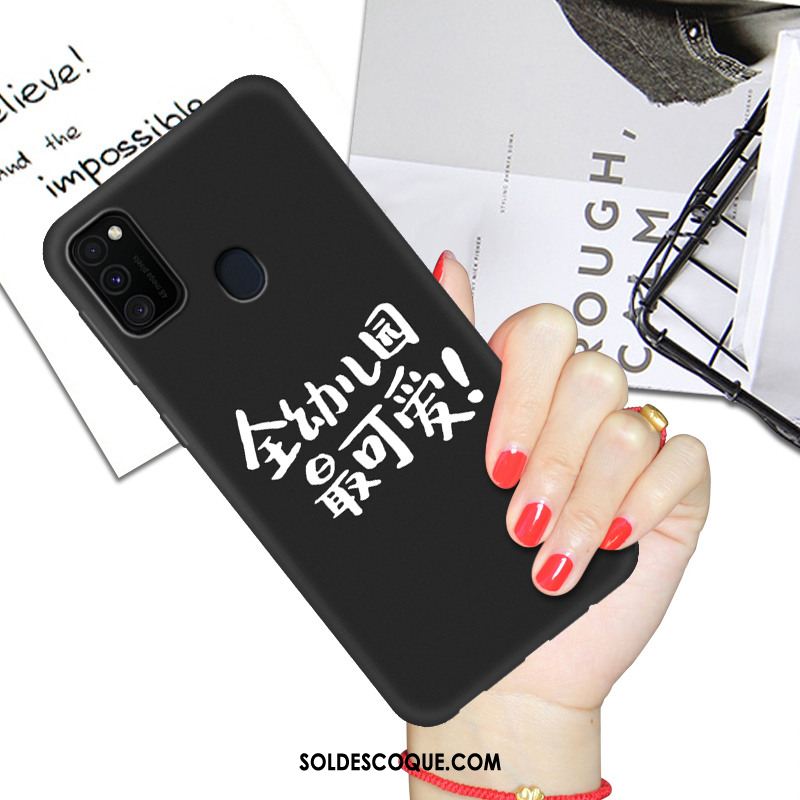 Coque Samsung Galaxy M30s Protection Amoureux Incassable Téléphone Portable Noir Soldes