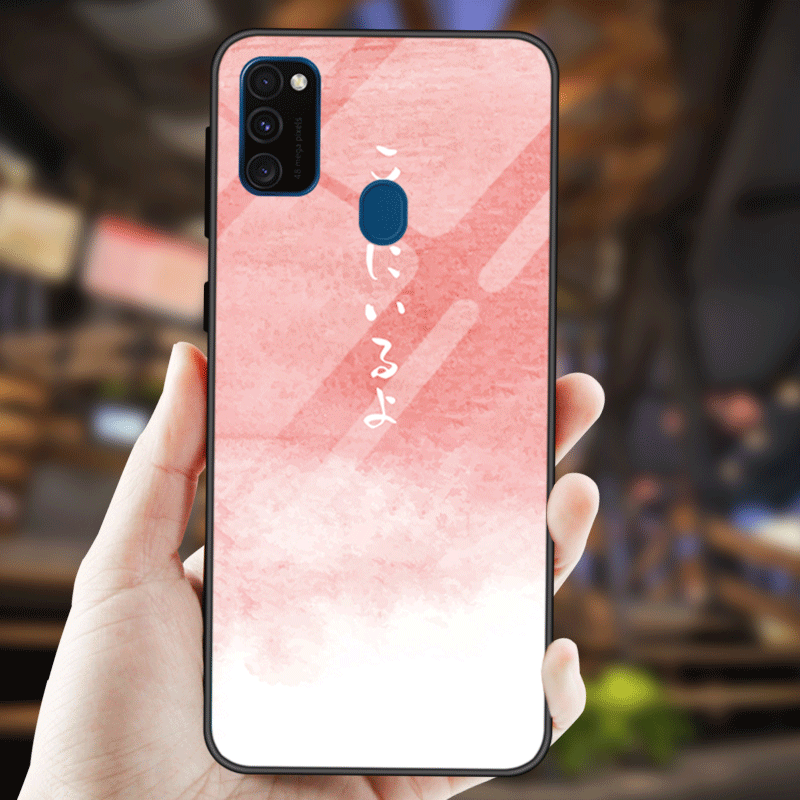 Coque Samsung Galaxy M30s Tout Compris Simple Bleu Incassable Protection Pas Cher