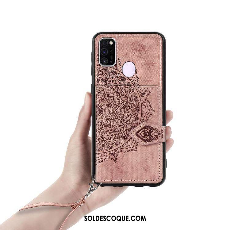 Coque Samsung Galaxy M30s Téléphone Portable Étui Étoile Rouge Modèle Fleurie En Vente