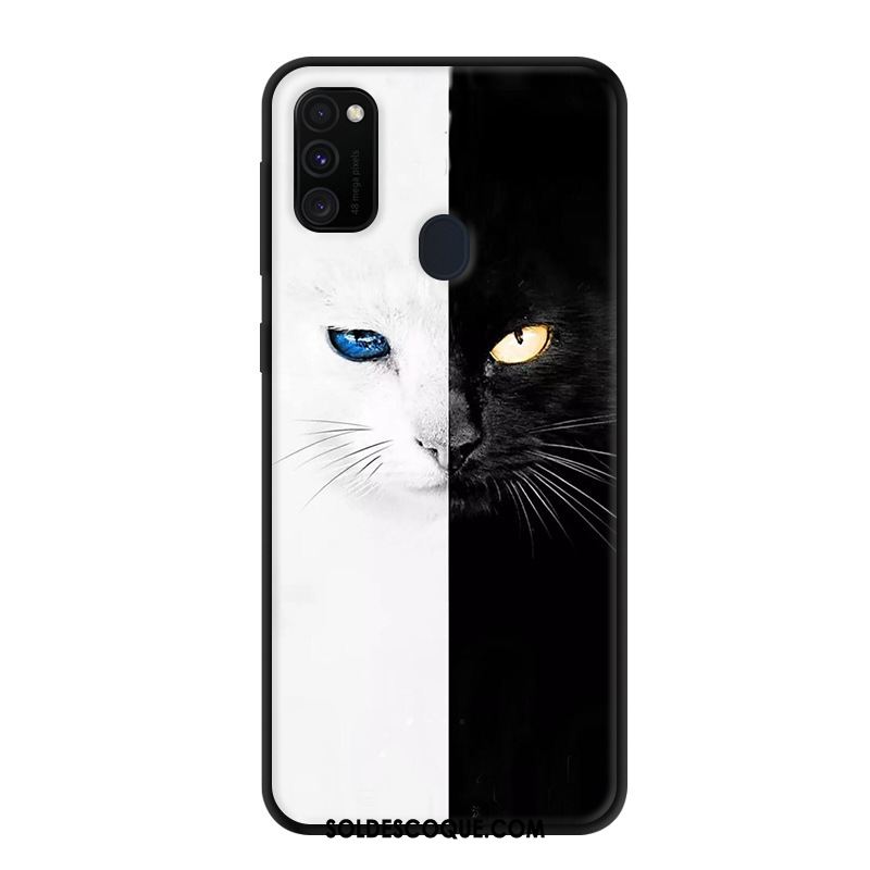 Coque Samsung Galaxy M30s Étoile Gris Personnalisé Créatif Protection Soldes