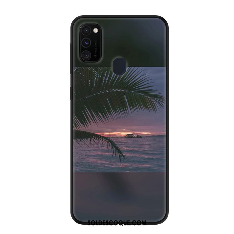 Coque Samsung Galaxy M30s Étoile Gris Personnalisé Créatif Protection Soldes