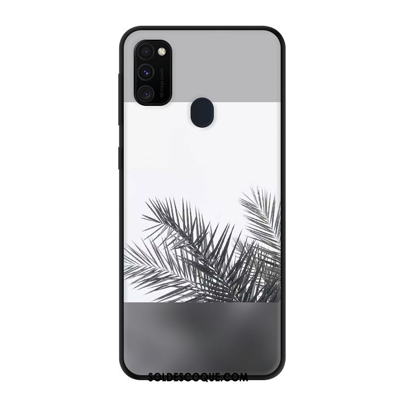 Coque Samsung Galaxy M30s Étoile Gris Personnalisé Créatif Protection Soldes