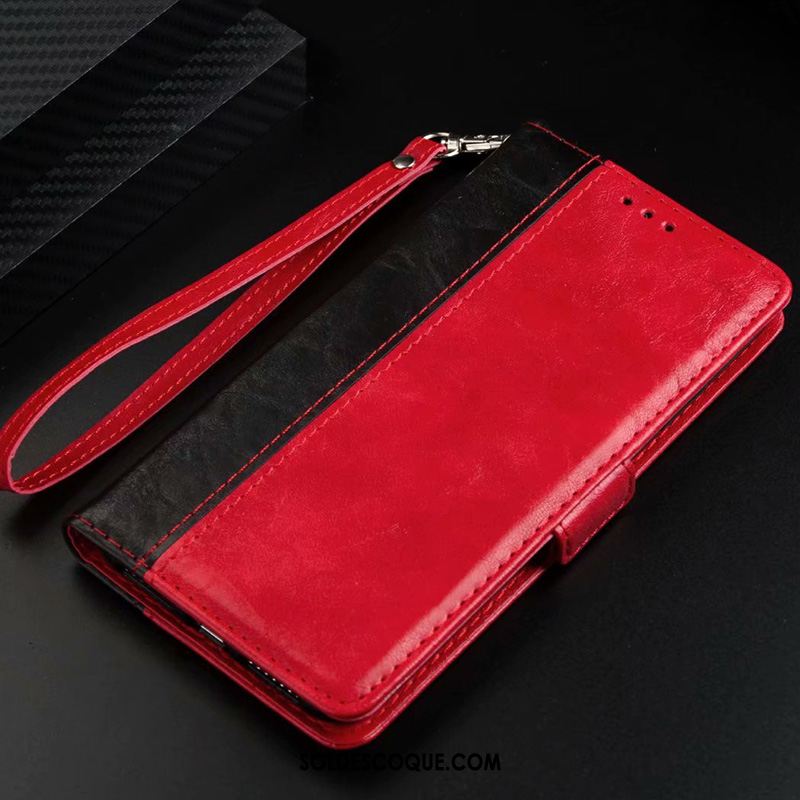 Coque Samsung Galaxy M30s Étui En Cuir Tout Compris Incassable Étoile Rouge En Ligne