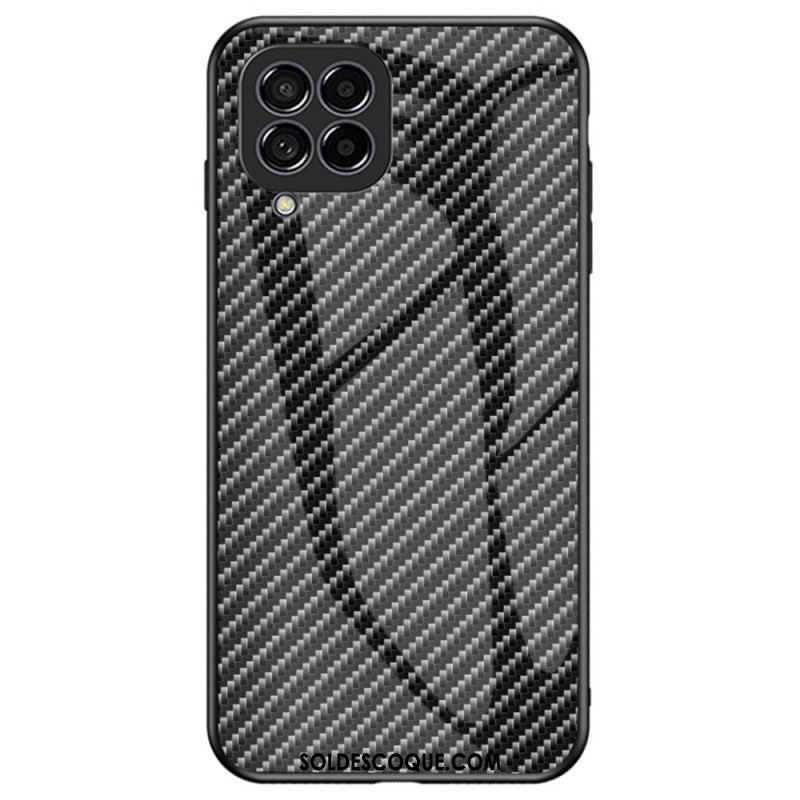 Coque Samsung Galaxy M53 5G Verre Trempé Fibre Carbone