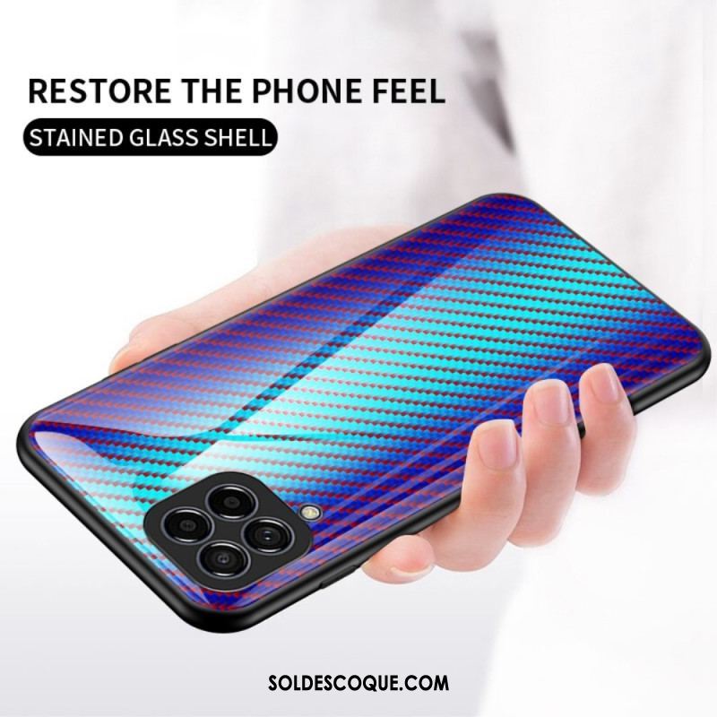 Coque Samsung Galaxy M53 5G Verre Trempé Fibre Carbone