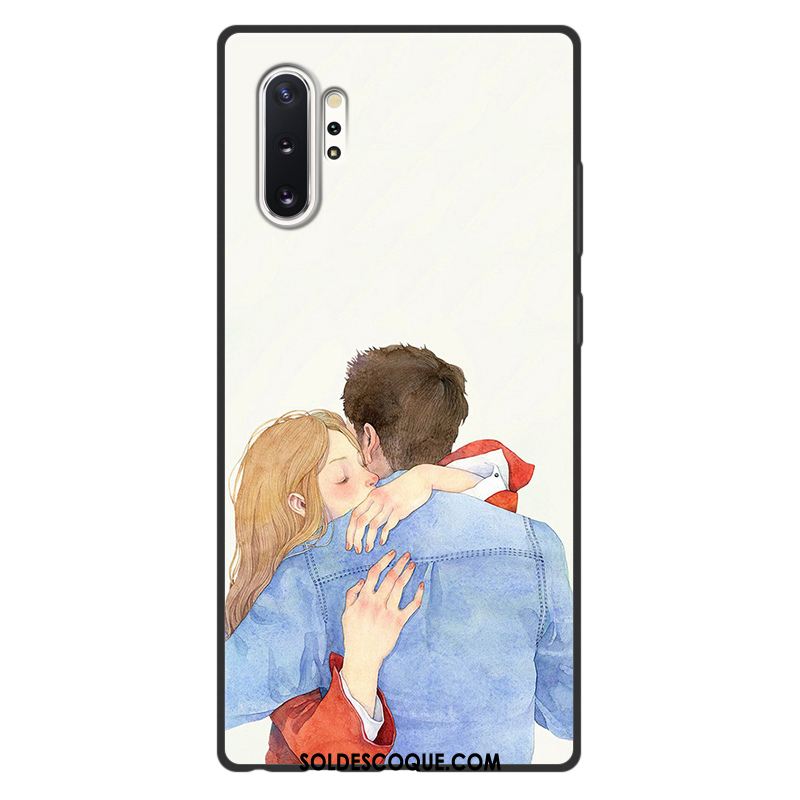 Coque Samsung Galaxy Note 10+ Art Ornements Suspendus Bleu Téléphone Portable Étoile Soldes