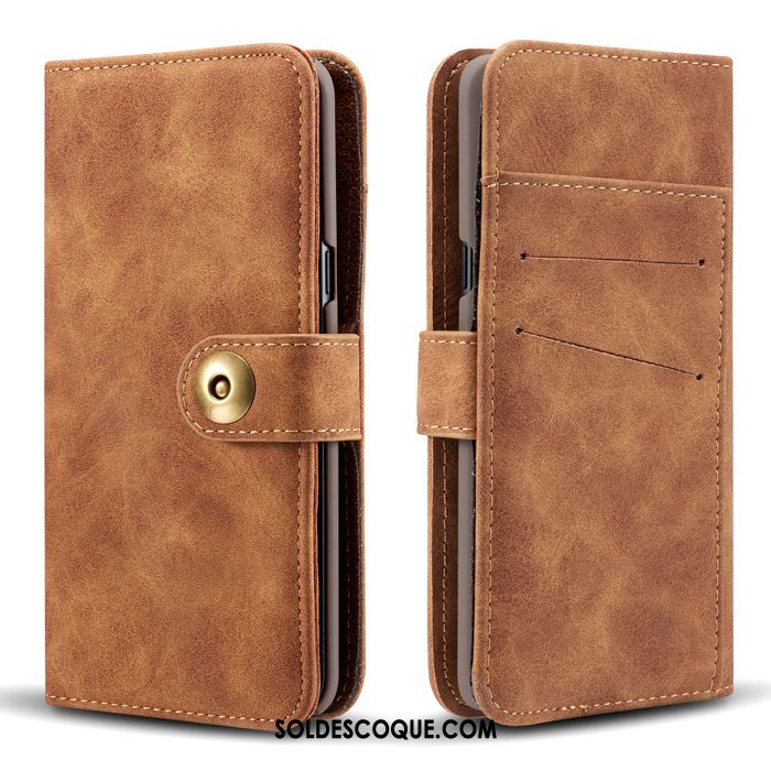 Coque Samsung Galaxy Note 10 Bleu Étui En Cuir Étoile Téléphone Portable Housse Soldes