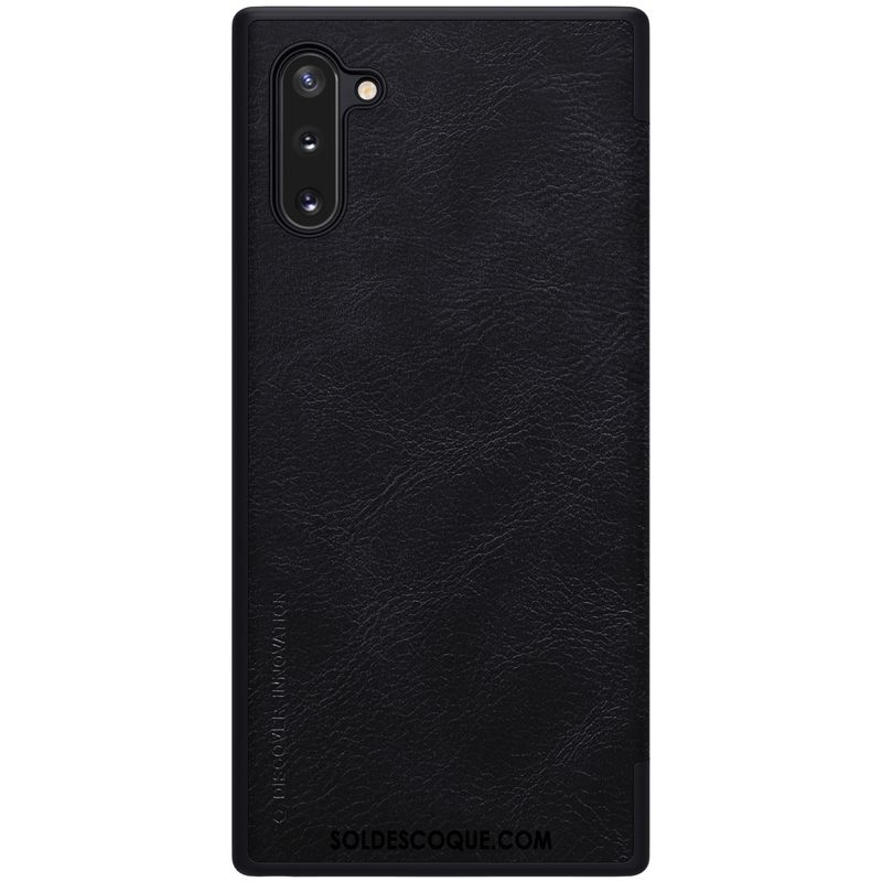 Coque Samsung Galaxy Note 10 Business Téléphone Portable Étui En Cuir Étoile Protection En Ligne