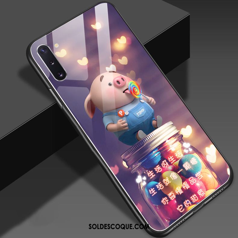 Coque Samsung Galaxy Note 10 Dessin Animé Charmant Verre Petit Tout Compris Soldes