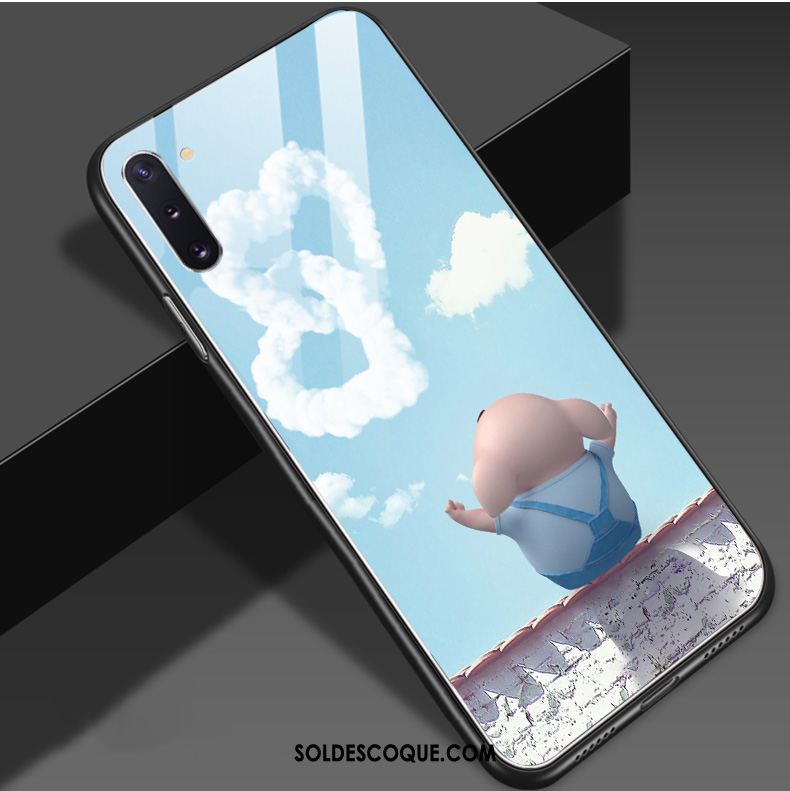 Coque Samsung Galaxy Note 10 Dessin Animé Charmant Verre Petit Tout Compris Soldes