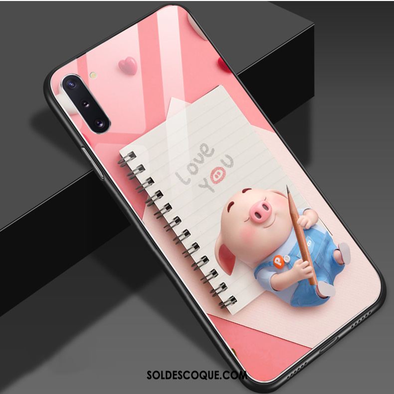 Coque Samsung Galaxy Note 10 Dessin Animé Charmant Verre Petit Tout Compris Soldes