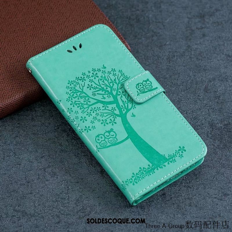 Coque Samsung Galaxy Note 10 Lite Incassable Vert Étoile Étui En Cuir Téléphone Portable En Vente